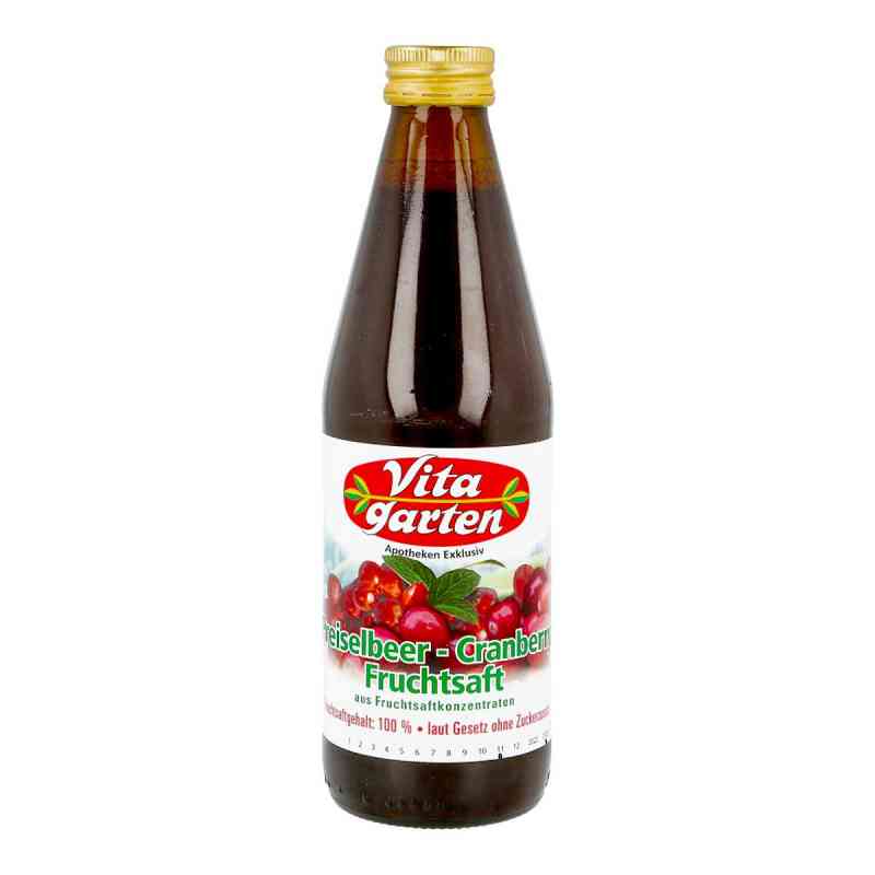 Vitagarten Preiselbeer Cranberry Fruchtsaft 330 ml od Obstsaftkelterei PZN 06924395
