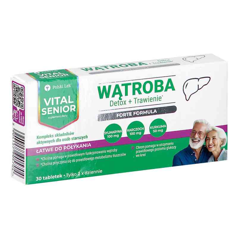 Vital Senior Wątroba tabletki 30  od POLSKI LEK  PZN 08306237