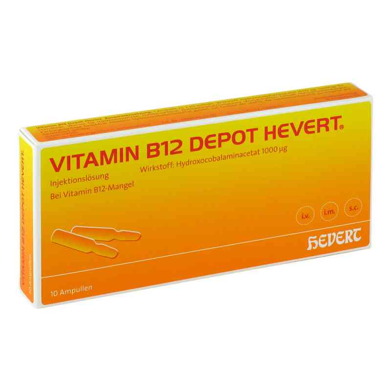Vitamin B 12 Depot Hevert Ampułki 10 szt. od Hevert Arzneimittel GmbH & Co. K PZN 06078368