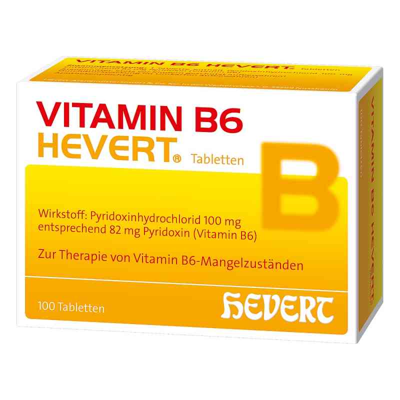 Vitamin B 6 Hevert Tabl. 100 szt. od Hevert Arzneimittel GmbH & Co. K PZN 04490283
