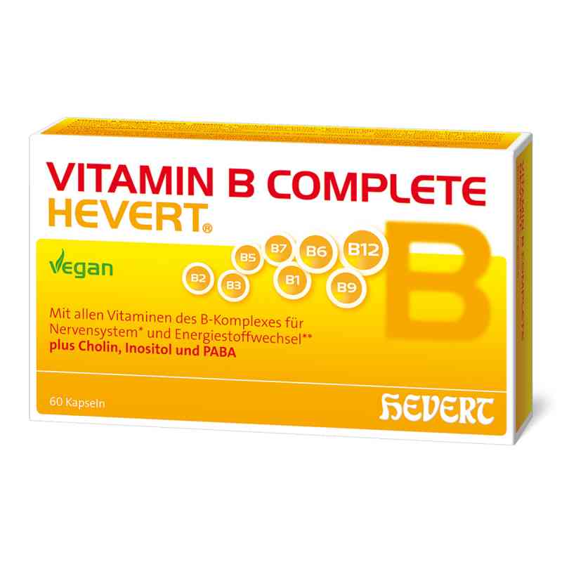Vitamin B Complete Hevert kapsułki 60 szt. od Hevert-Arzneimittel GmbH & Co. K PZN 12444110