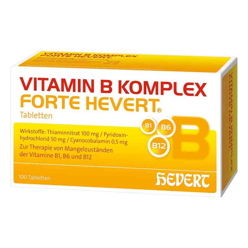 Vitamin B Komplex forte Hevert tabletki 100 szt. od Hevert-Arzneimittel GmbH & Co. K PZN 05003931