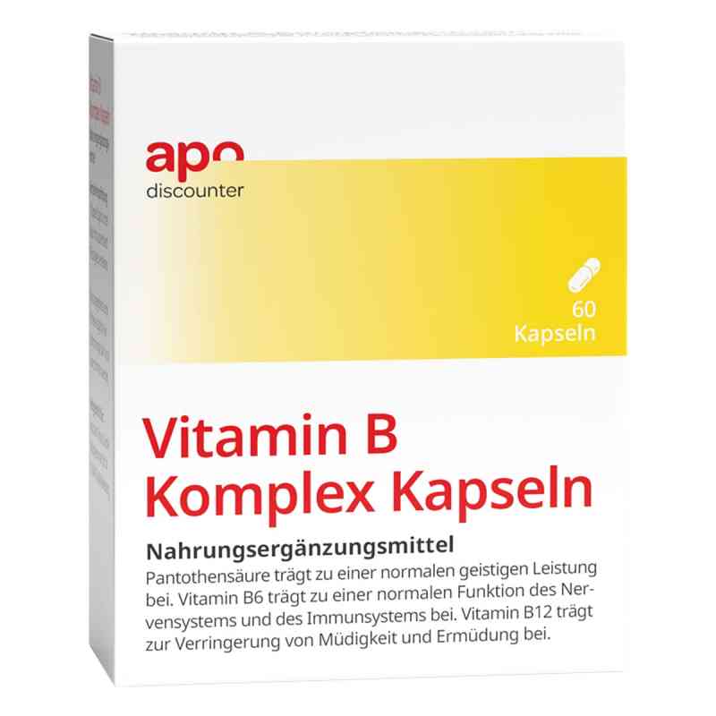 Vitamin B Komplex kapsułki 60 szt. od Apologistics GmbH PZN 16498752