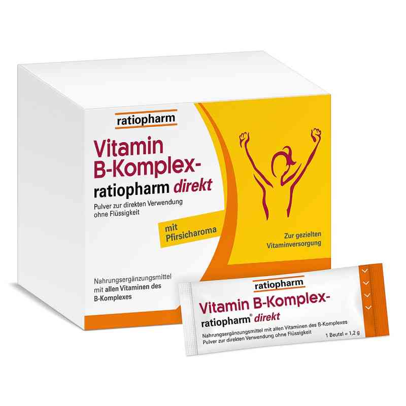 Vitamin B-komplex-ratiopharm Direkt Pulver 40 szt. od ratiopharm GmbH PZN 16783205
