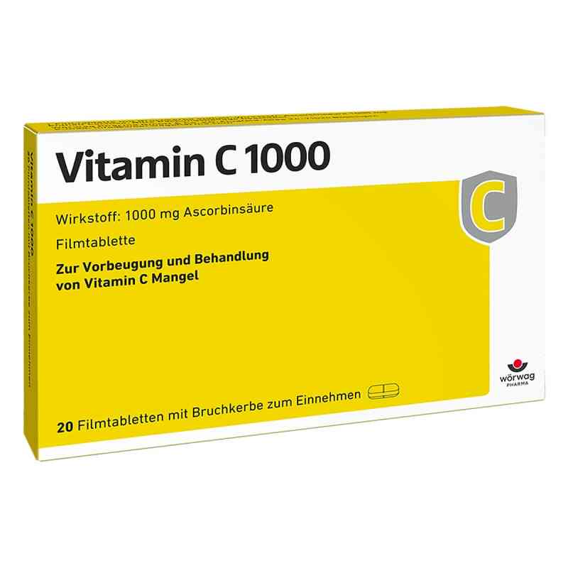 Vitamin C 1000 tabletki powlekane 20 szt. od Wörwag Pharma GmbH & Co. KG PZN 00652205