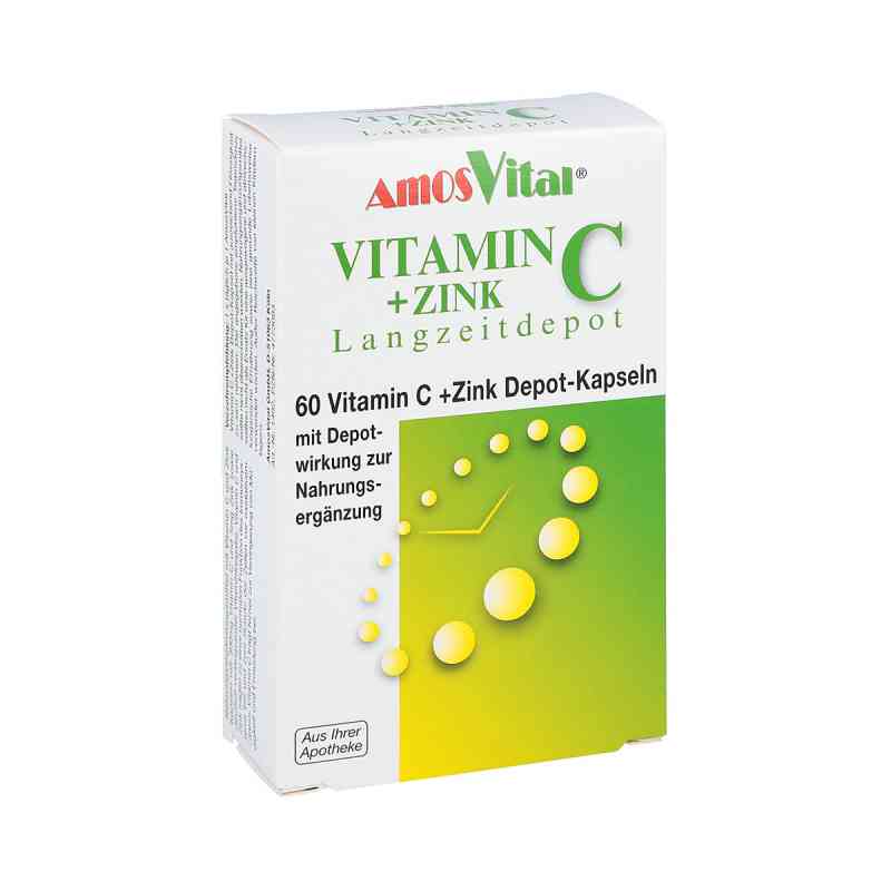 Vitamin C + Cynk Depot kapsułki 60 szt. od AMOSVITAL GmbH PZN 04773093