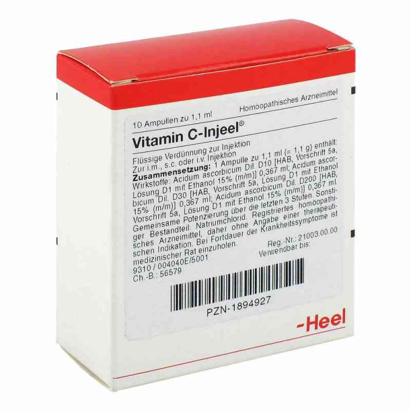 Vitamin C Injeel ampułki 10 szt. od Biologische Heilmittel Heel GmbH PZN 01894927