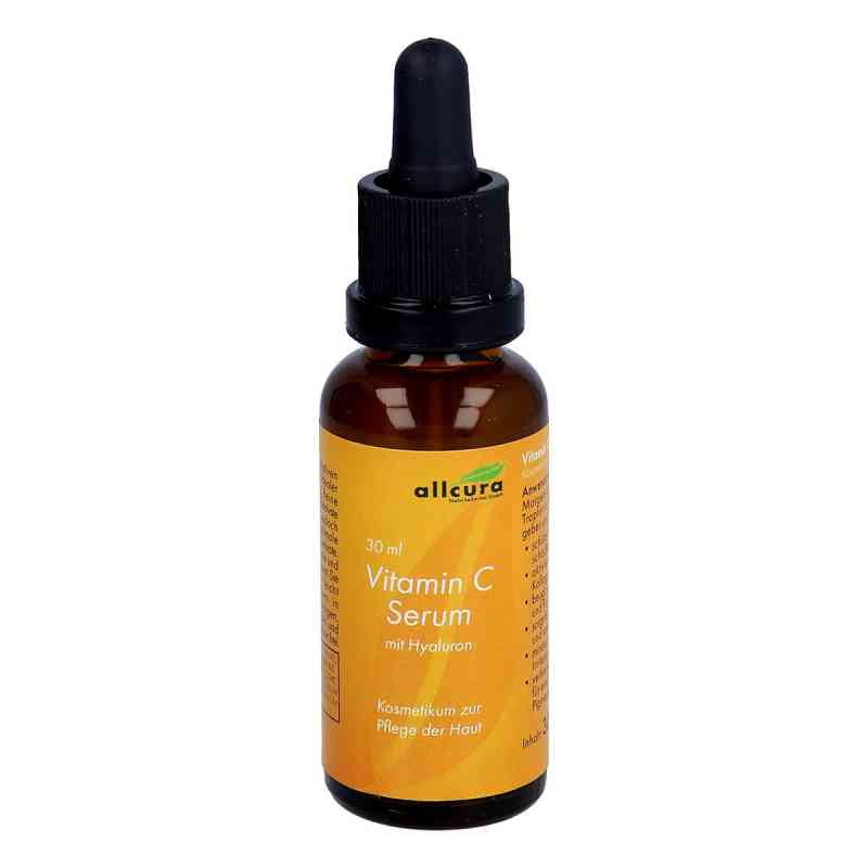 Gesichts-Vitamin C Serum – Mit Hyaluron, Vitamin E & Jojobaöl, 10 Ml, Gegen Falten & Dunkle Flecken