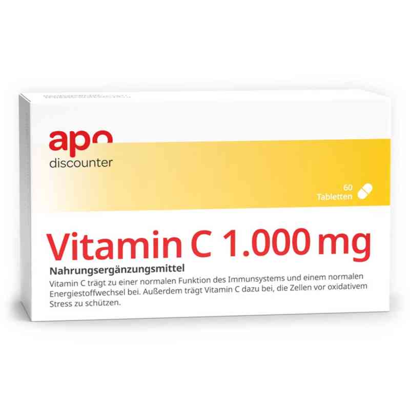Vitamin C1000  mg tabletki 60 szt. od apo.com Group GmbH PZN 16656889