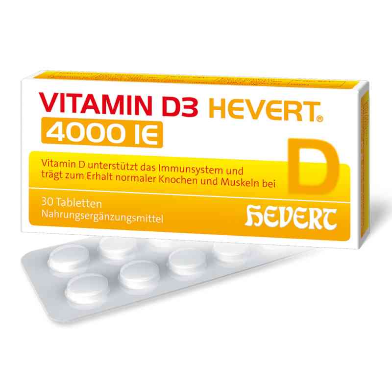 Vitamin D3 Hevert 4.000 I.e. Tabletten 30 szt. od Hevert Arzneimittel GmbH & Co. K PZN 11088245