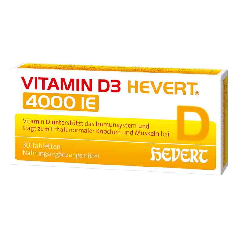 Vitamin D3 Hevert 4.000 I.e. Tabletten 30 szt. od Hevert-Arzneimittel GmbH & Co. K PZN 11088245