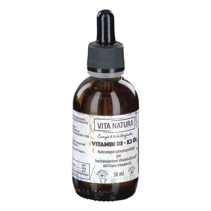 Vitamin D3/k2 1000 I.e./20 [my]g Tropfen 50 ml od Vita Natura GmbH & Co. KG PZN 15821458
