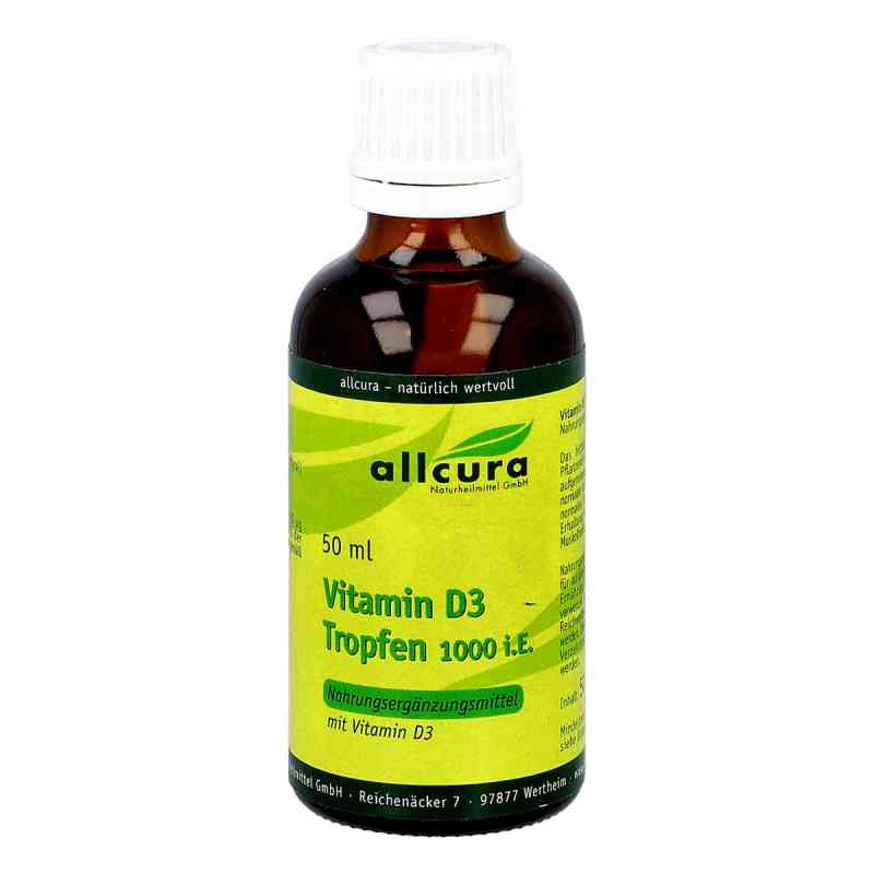 Vitamin D3 Tropfen 1000 I.e. 50 ml od allcura Naturheilmittel GmbH PZN 13427421