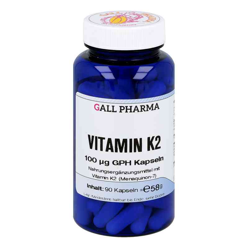 Vitamin K2 100 [my]g GPH kapsułki 90 szt. od Hecht-Pharma GmbH PZN 10337982