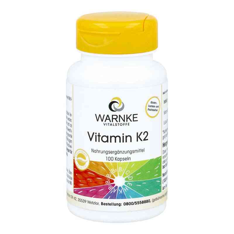 Vitamin K2 kapsułki 100 szt. od Warnke Vitalstoffe GmbH PZN 10827798