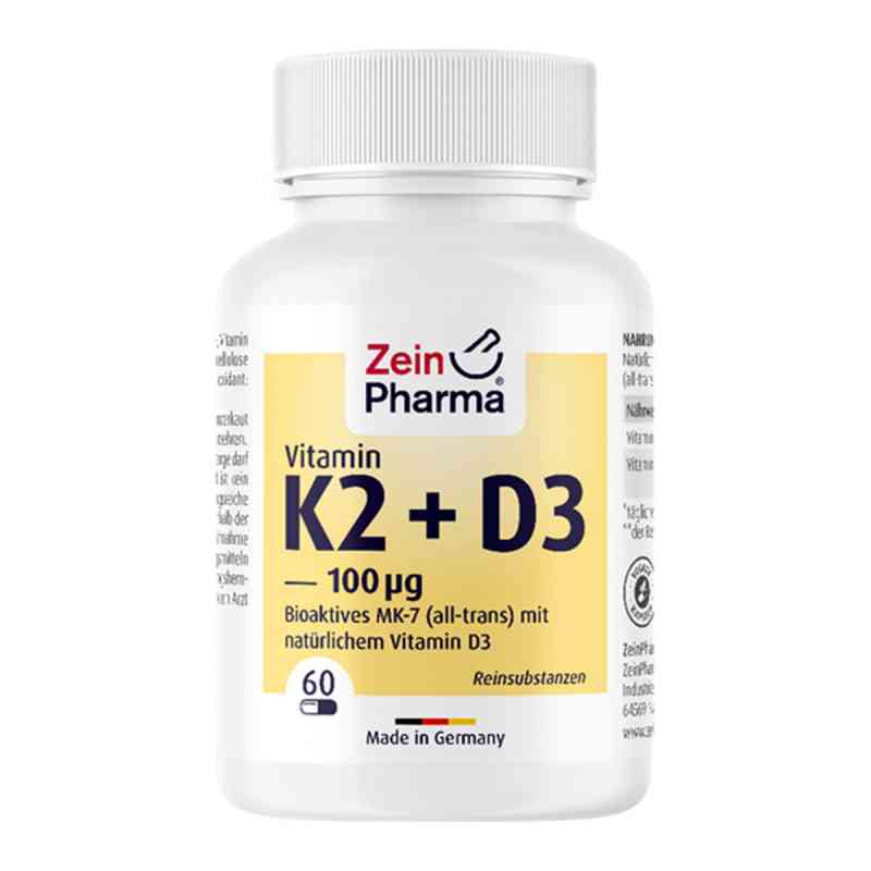 Vitamin K2 Menaq7 kapsułki 60 szt. od ZeinPharma Germany GmbH PZN 10198256