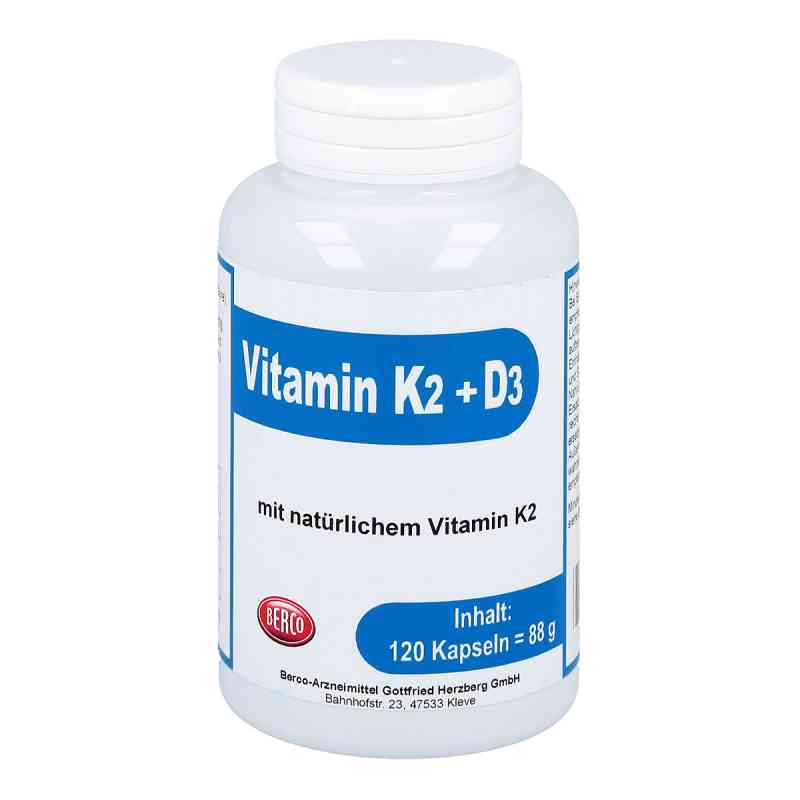 Vitamin K2+d3 Berco kapsułki 120 szt. od Berco-ARZNEIMITTEL PZN 09784598