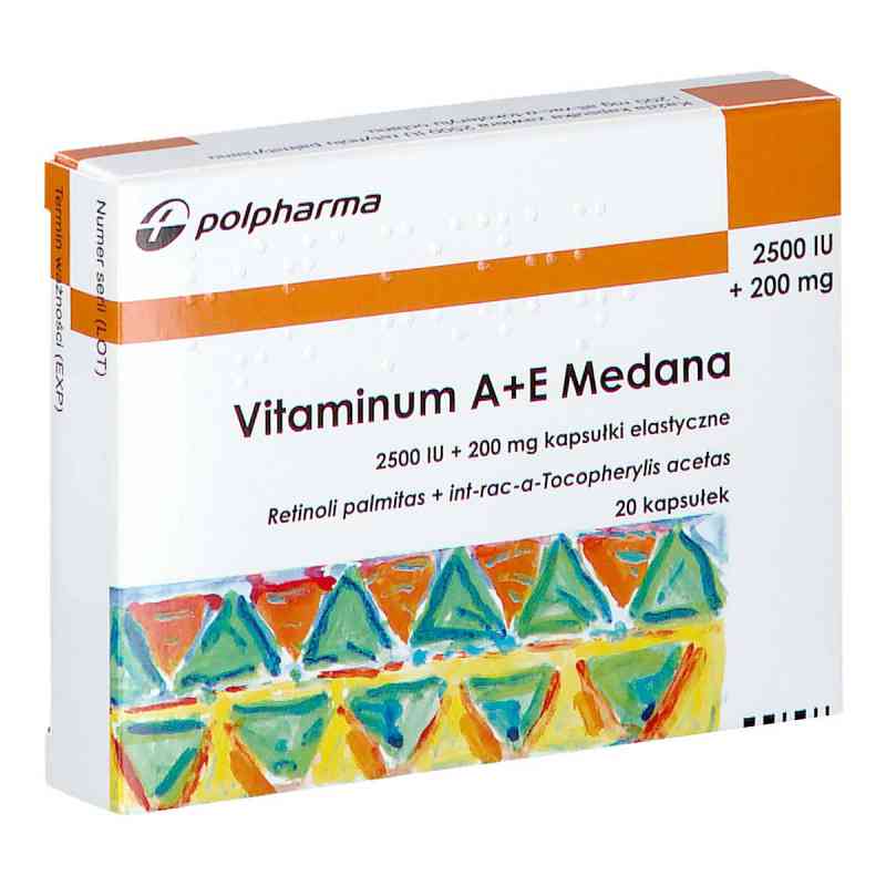 Vitaminum A+E Medana kapsułki 20  od MEDANA PHARMA SPÓŁKA AKCYJNA PZN 08302557
