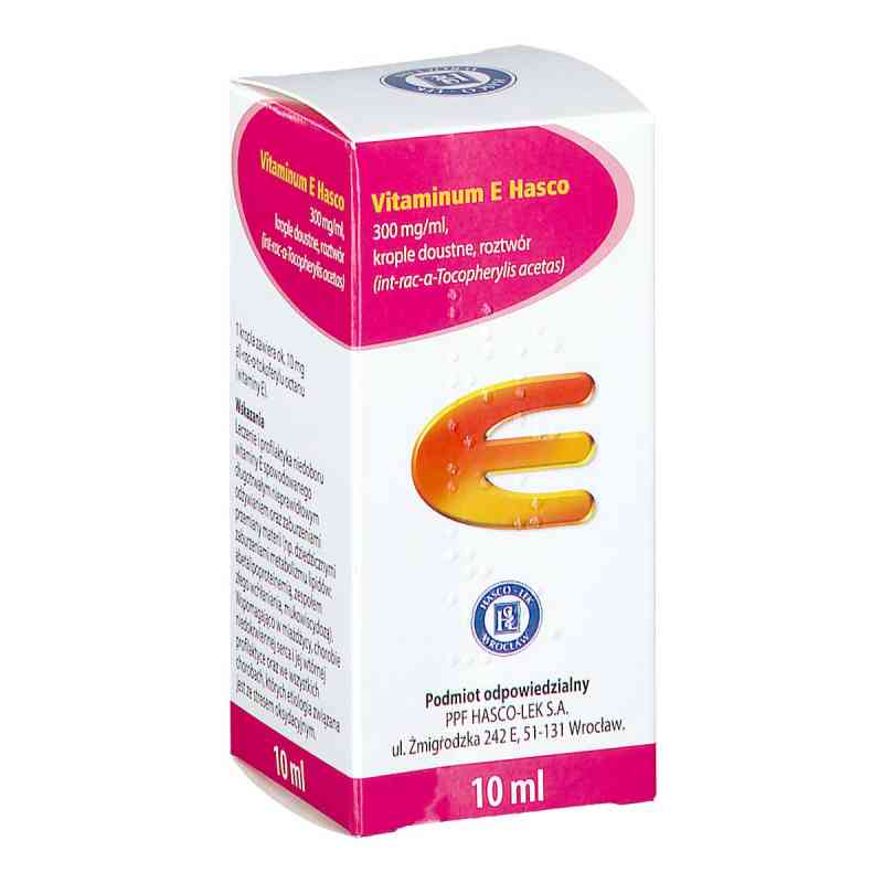 Vitaminum E Hasco krople 10 ml od PRZEDSIĘBIORSTWO PRODUKCJI FARMACEUTYCZNEJ HASCO-L PZN 08302298