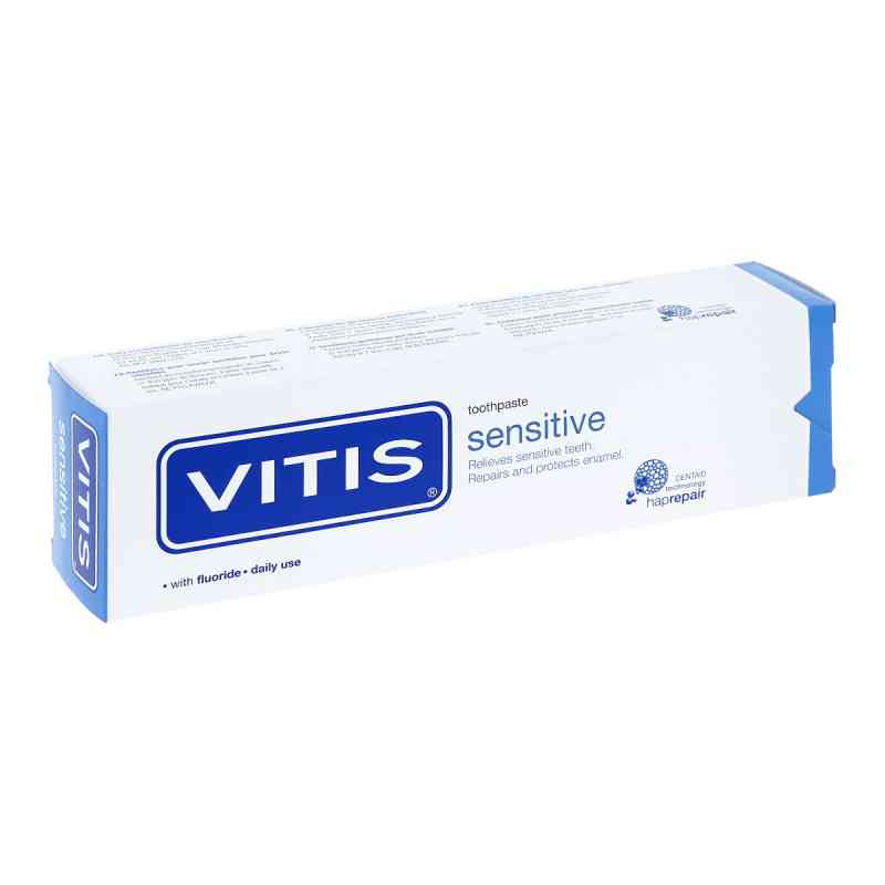 Vitis Sensitive pasta do zębów 100 ml od DENTAID GmbH PZN 11880369