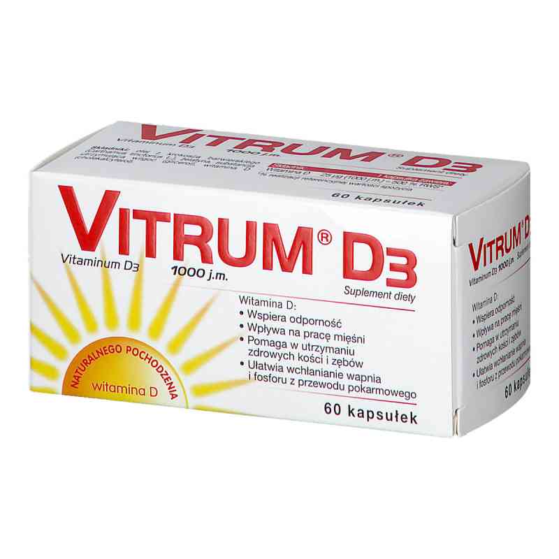 Vitrum D3 1000 j.m. kapsułki 60  od CURTIS HEALTH CAPS PZN 08300766