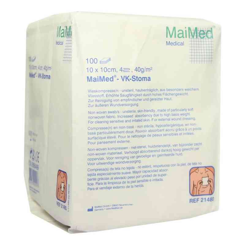 Vlieskompressen 10x10 cm unsteril 4fach 100 szt. od MaiMed GmbH PZN 02680499