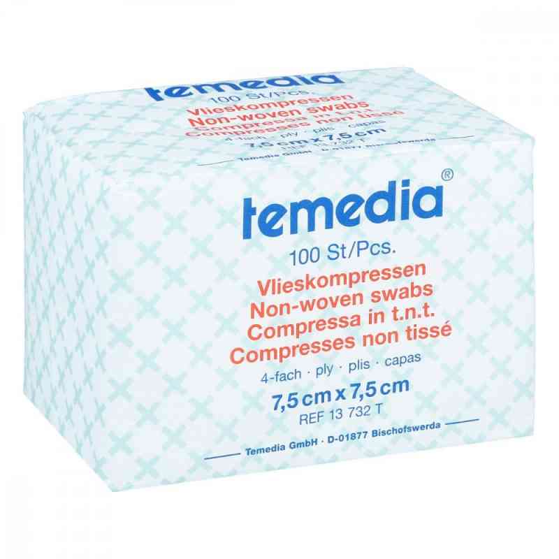 Vlieskompressen 7,5x7,5 cm unsteril 4fach 100 szt. od Holthaus Medical GmbH & Co. KG PZN 07280729
