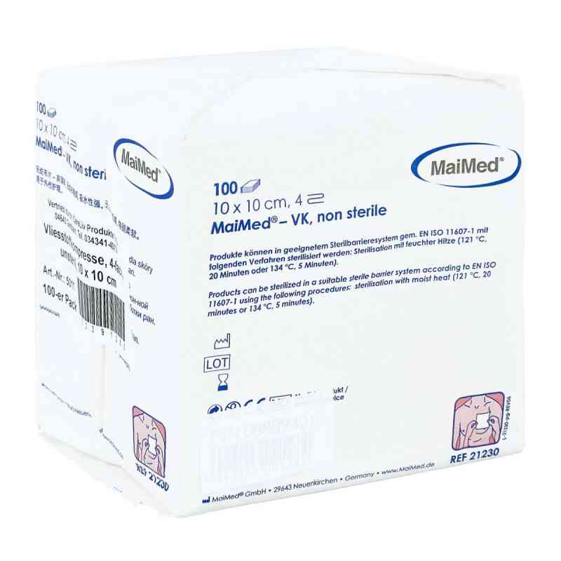 Vliesstoff-kompressen 10x10 cm unsteril 4fach 100 szt. od Careliv Produkte OHG PZN 03391260