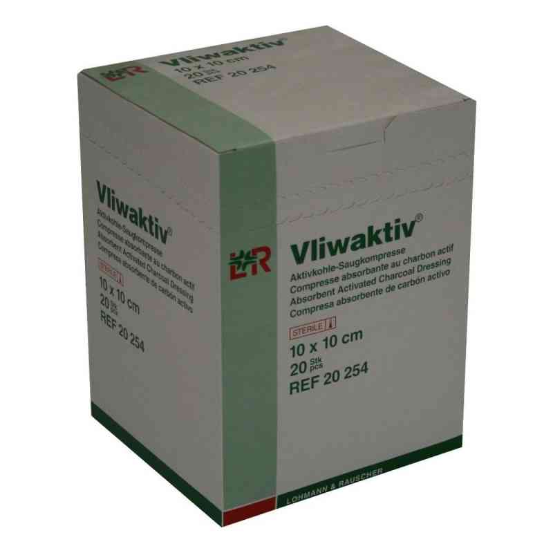 Vliwaktiv Aktivkohle-saugkomp.10x10 cm steril 20 szt. od Lohmann & Rauscher GmbH & Co.KG PZN 04464280