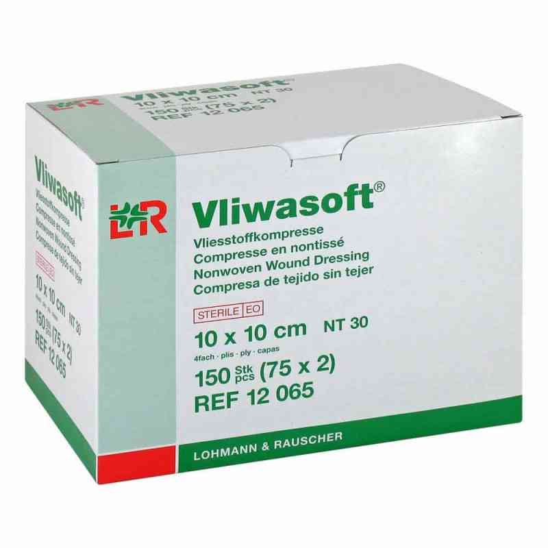 Vliwasoft Vlieskompressen 10x10 cm steril 4l. 150 szt. od Lohmann & Rauscher GmbH & Co.KG PZN 06325588