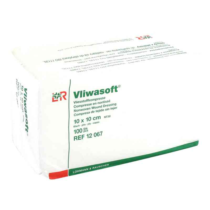 Vliwasoft Vlieskompressen 10x10 cm unsteril 6l. 100 szt. od Lohmann & Rauscher GmbH & Co.KG PZN 08900938