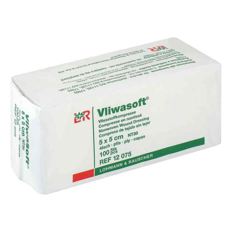 Vliwasoft Vlieskompressen 5x5 cm unsteril 4l. 100 szt. od Lohmann & Rauscher GmbH & Co.KG PZN 03806910