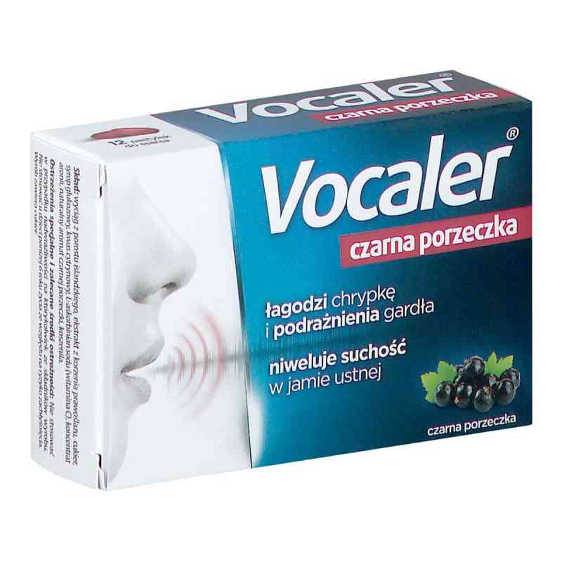 VOCALER czarna porzeczka pastylki 12  od AFLOFARM FARMACJA POLSKA SP. Z O.O. PZN 08302917