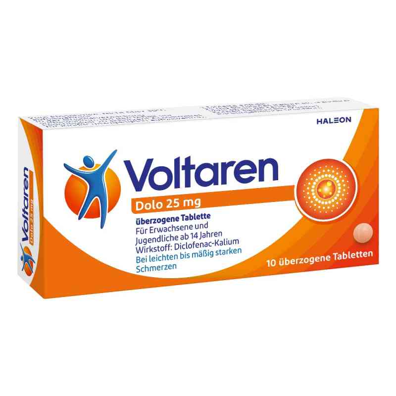 Voltaren Dolo 25 mg tabletki powlekane 10 szt. od GlaxoSmithKline Consumer Healthc PZN 00927257