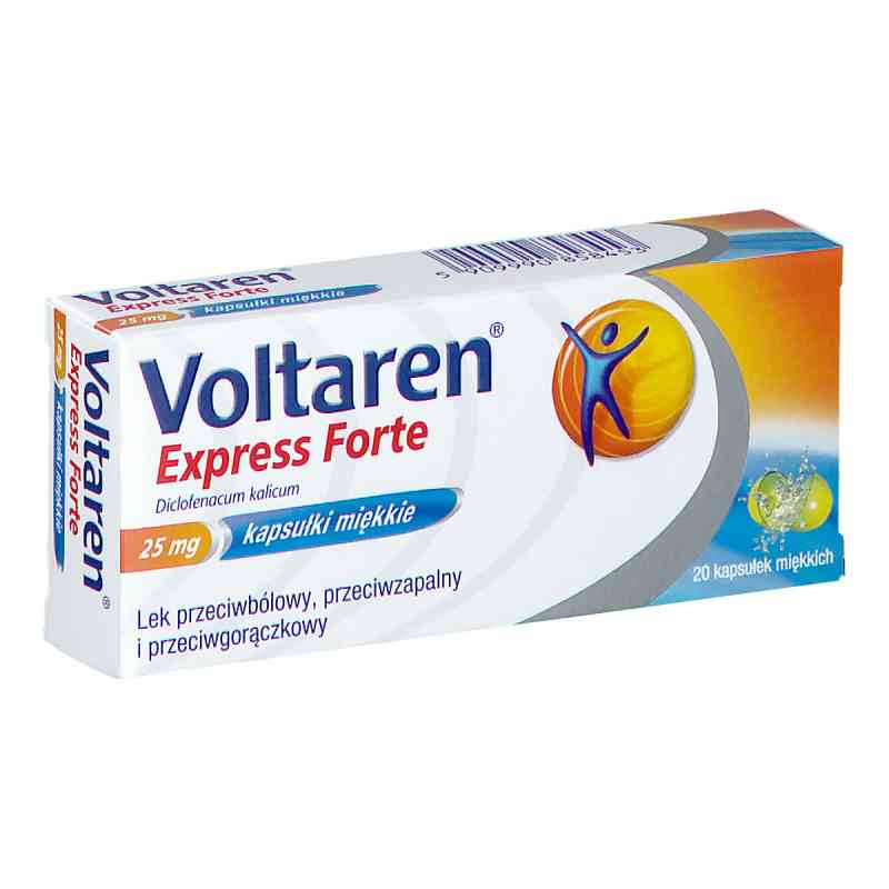 Voltaren Express Forte 20 kaps. od R.P. SCHERER GMBH & CO. KG PZN 08301327