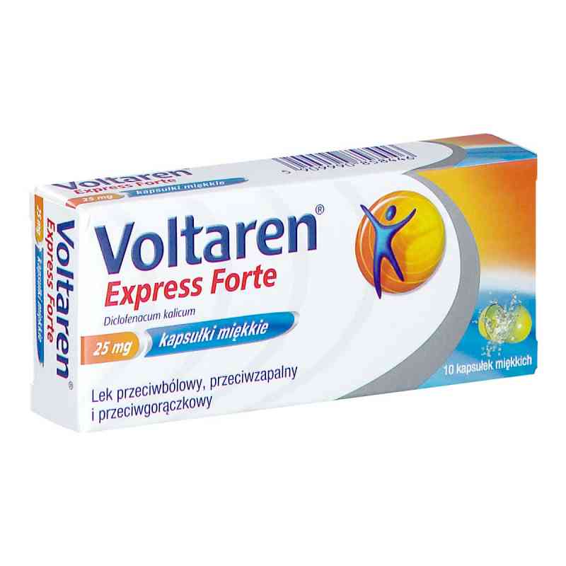 Voltaren Express Forte kapsułka 10 kaps. od R.P. SCHERER GMBH & CO. KG PZN 08302052