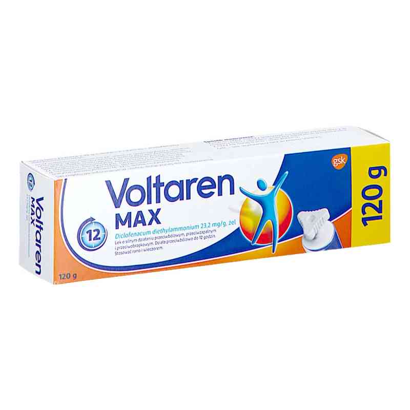 Voltaren MAX żel 120 g od NOVARTIS CONSUMER HEALTH GMBH PZN 08304124
