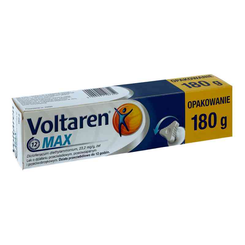 Voltaren MAX żel 180 g od NOVARTIS CONSUMER HEALTH GMBH PZN 08300011