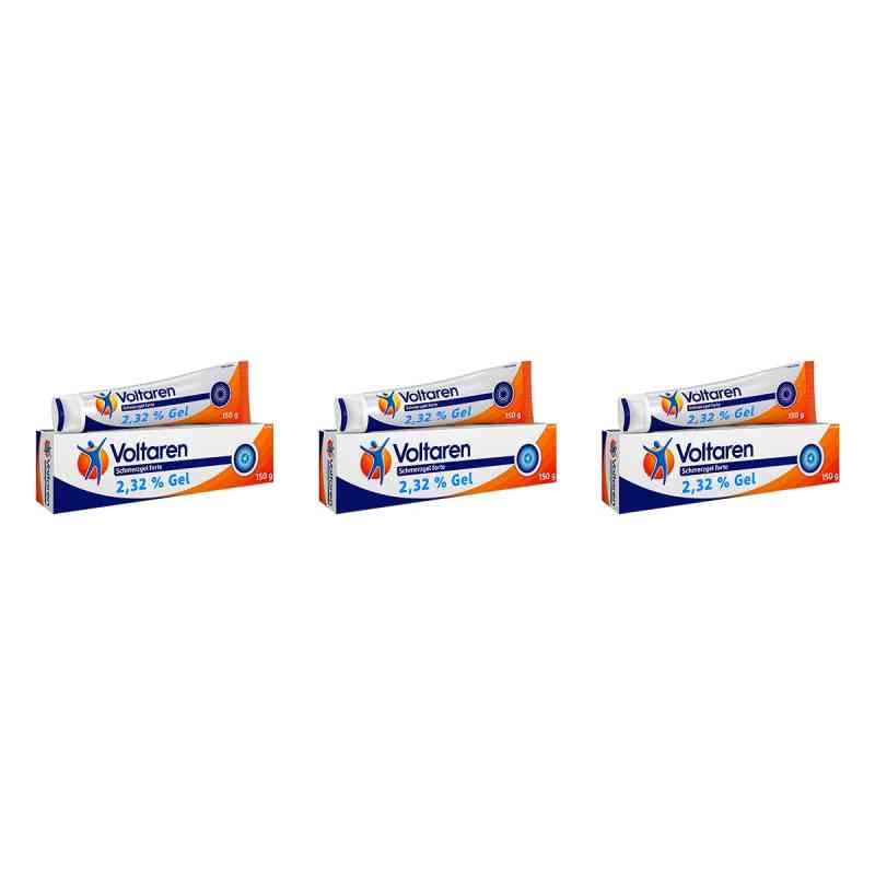 Voltaren Schmerzgel forte 23,2 mg/g żel z Diclofenac 3x150 g od Haleon Germany GmbH PZN 08100766