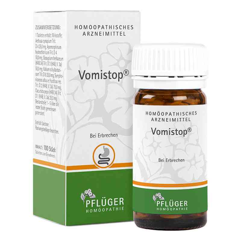 Vomistop Tabl. 100 szt. od Homöopathisches Laboratorium Alexander Pflüger Gmb PZN 04531734