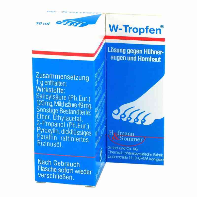 W-tropfen roztwór przeciwko odcisk i naskórkowi 10 ml od Hofmann & Sommer GmbH & Co. KG PZN 04347462