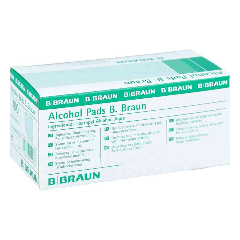 Waciki do odkażania nasączone alkoholem - Braun 100 szt. od B. Braun Melsungen AG PZN 00629703