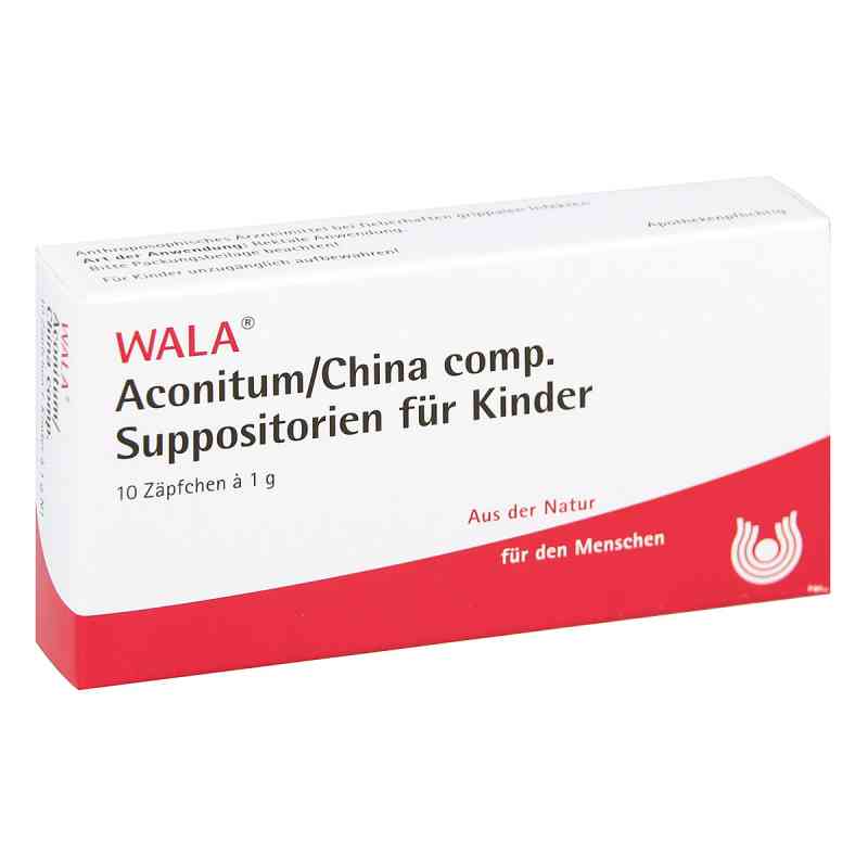 Wala Aconitum/china comp. czopki dla dzieci 10X1 g od WALA Heilmittel GmbH PZN 01880747