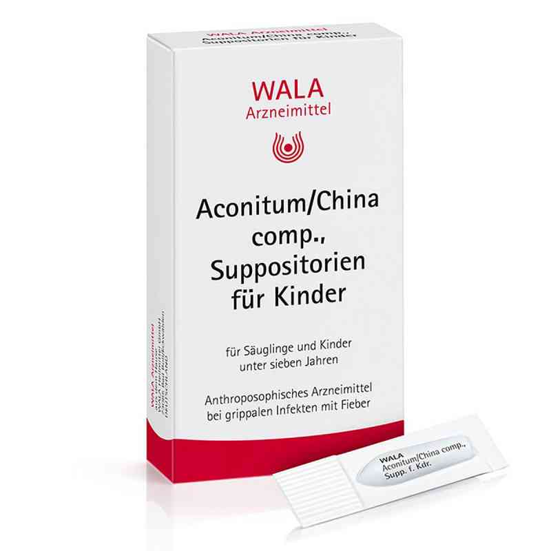 Wala Aconitum/china comp. czopki dla dzieci 10X1 g od WALA Heilmittel GmbH PZN 01880747