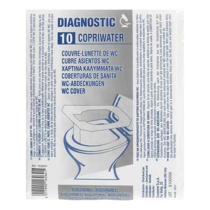 Wc Abdeckung Sitzauflage 10 szt. od Axisis GmbH PZN 07567425
