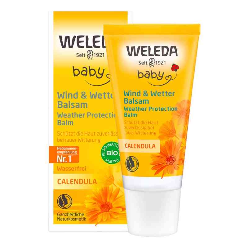 Weleda Calendula Krem ochronny dla dzieci, na niepogodę i wiatr, 30 ml od WELEDA AG PZN 00871924