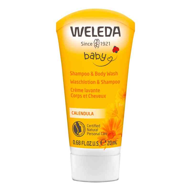 Weleda Calendula Płyn do mycia ciała i szampon 20 ml od WELEDA AG PZN 02084716