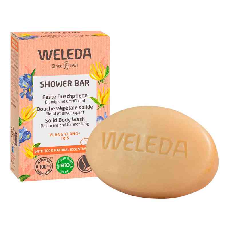 Weleda Duschpflege Ylang Ylang+iris mydło 75 g od WELEDA AG PZN 17607545