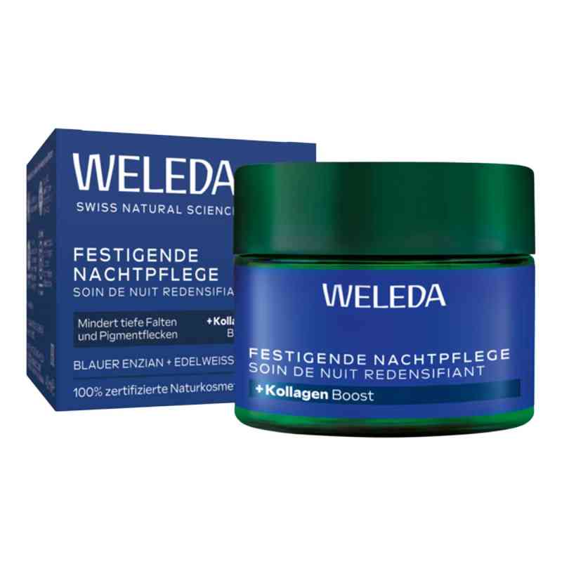 Weleda Konturujący krem na noc z goryczką letnią i szarotką alpe 40 ml od WELEDA AG PZN 18446788