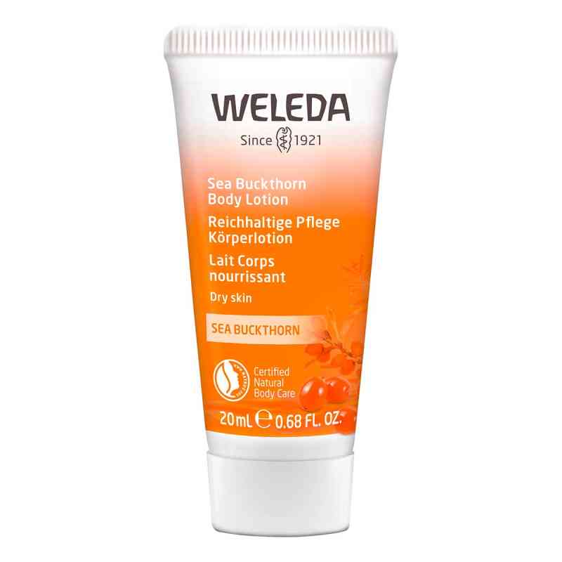 Weleda Sanddorn Reichhaltige Pflege Körperlotion 20 ml od WELEDA AG PZN 16823034